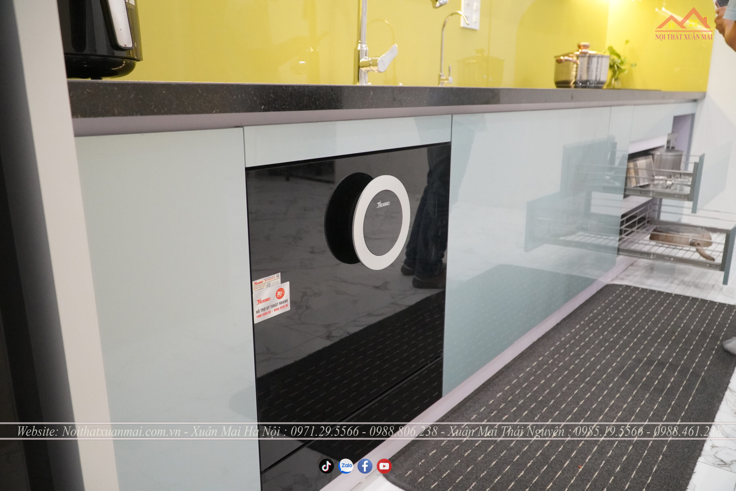 Bàn giao tủ bếp nhựa Acrylic tại gia đình chị Hương - Bắc Ninh 7