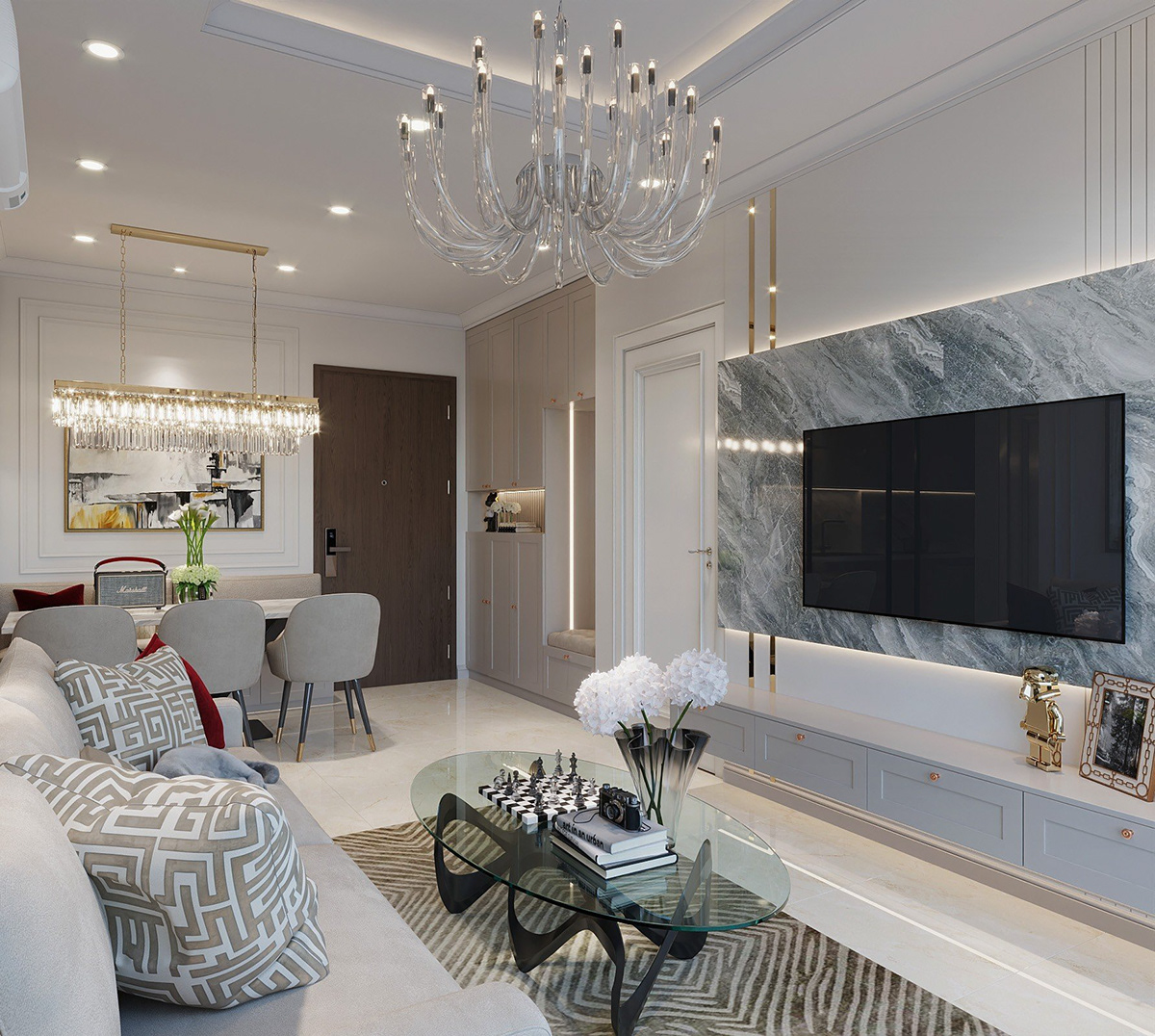 Nội thất căn hộ chung cư đẹp