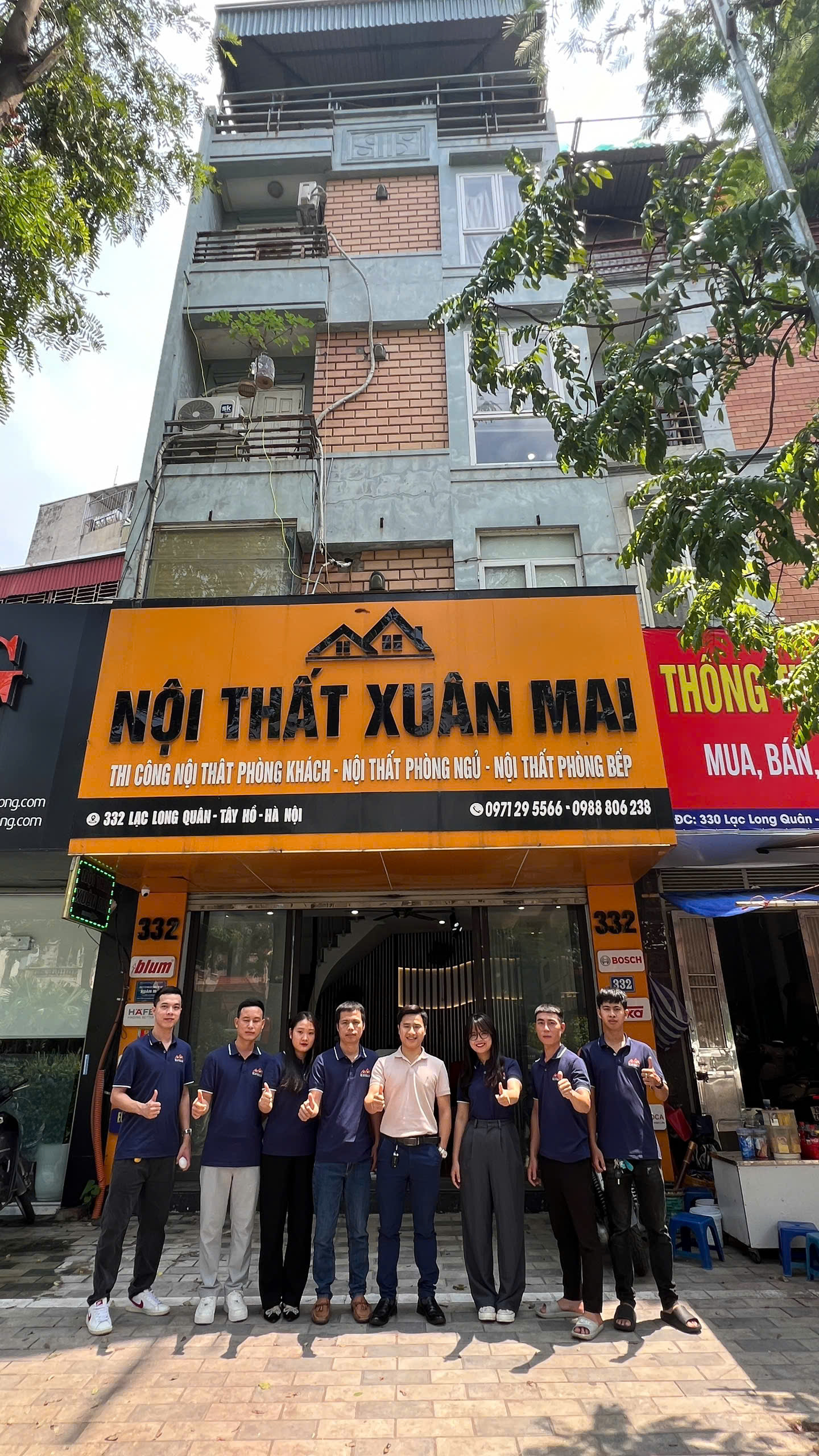 Nội Thất Xuân Mai có địa chỉ tại 332 Lạc Long Quân - Xuân La- Tây Hồ - Hà Nội