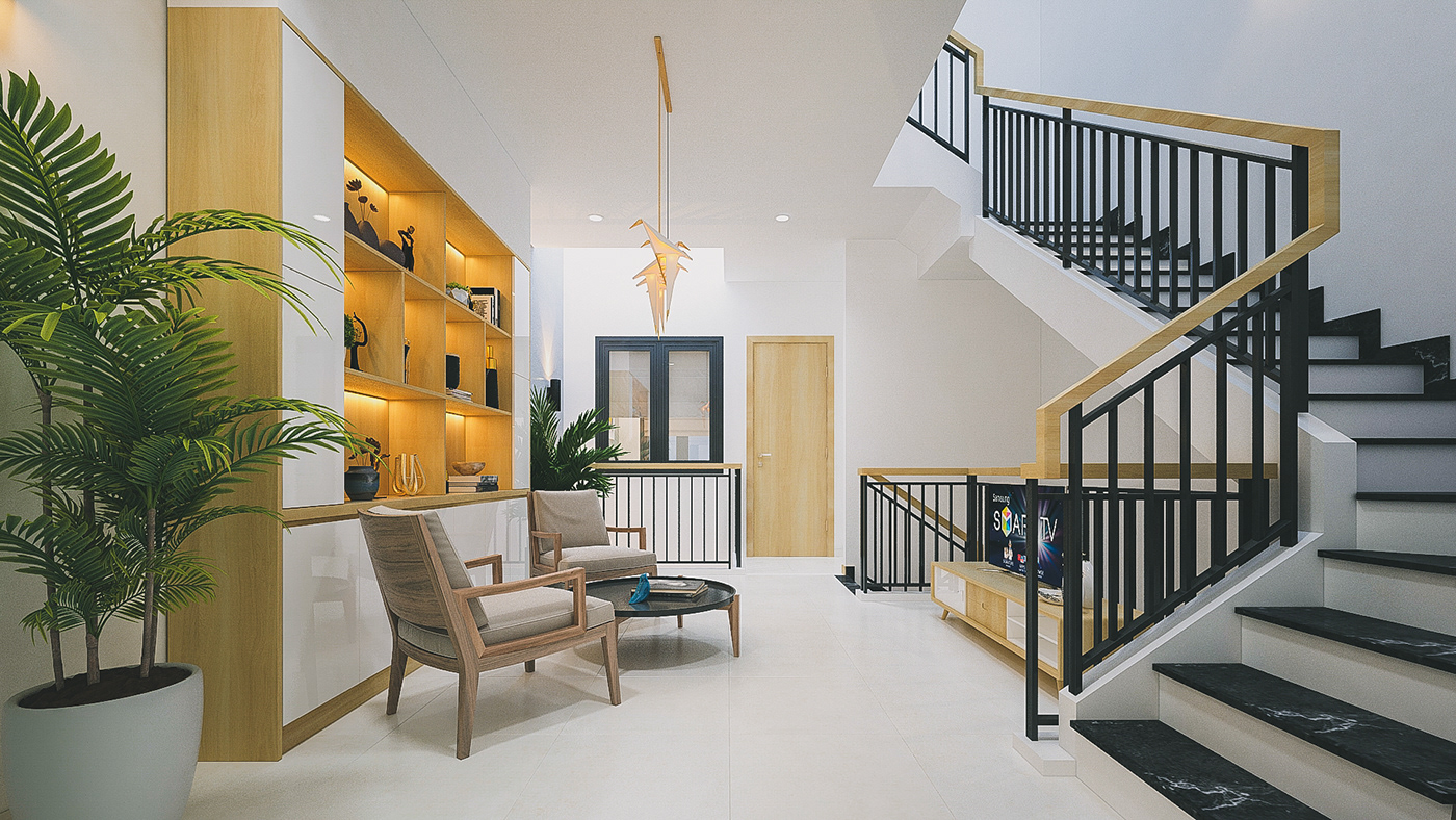 thiết kế nội thất nhà phố