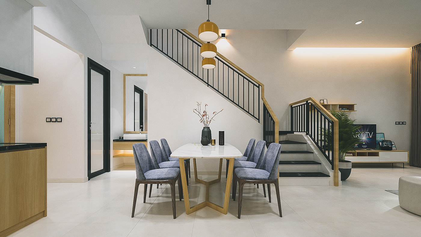 thiết kế nội thất nhà phố