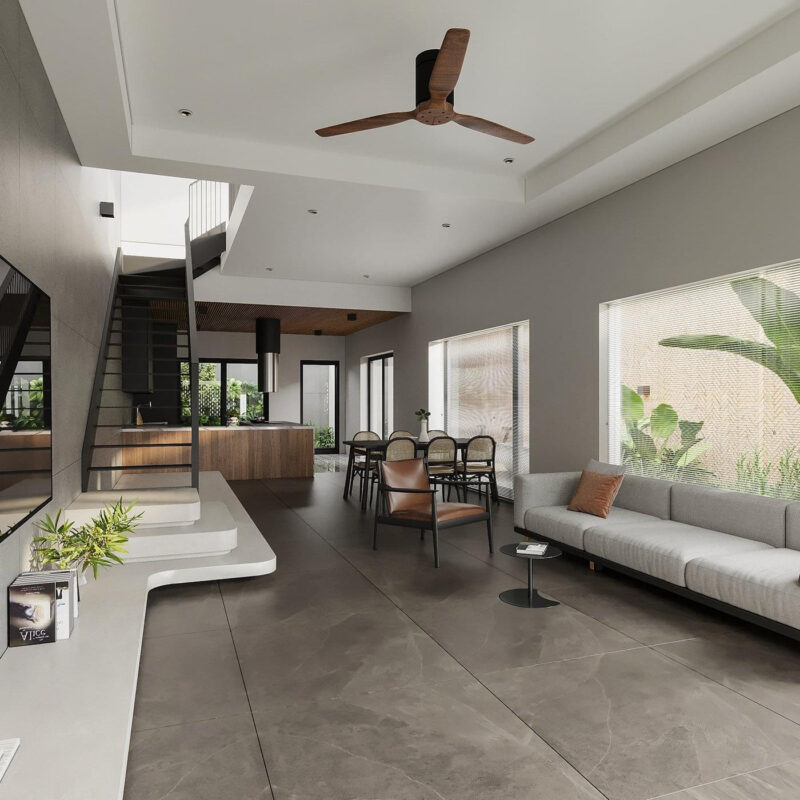 nội thất nhà phố phong cách hiện đại