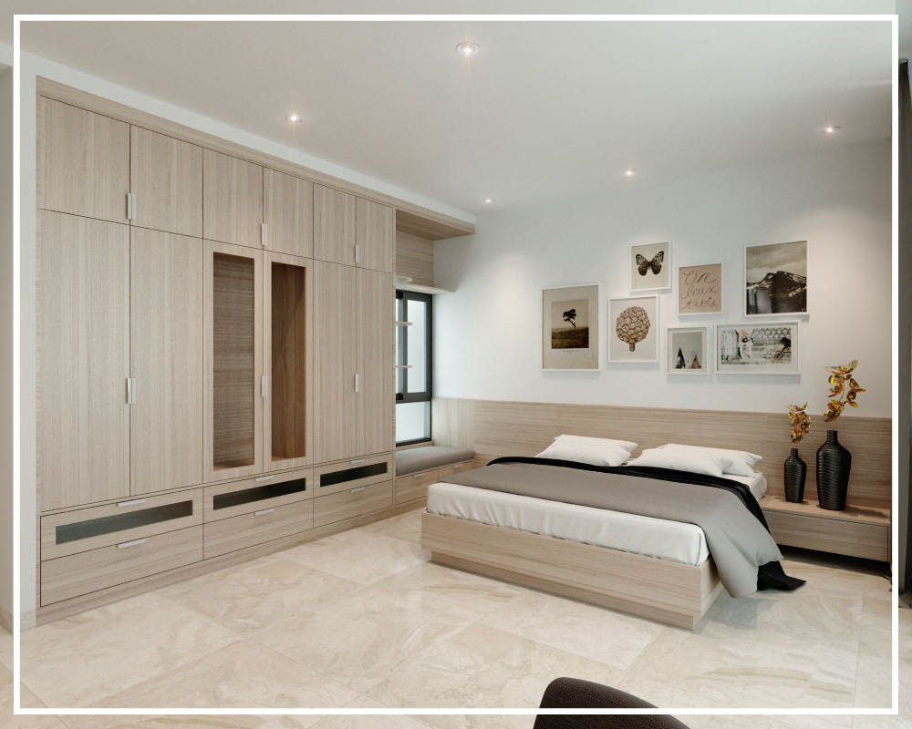 bố trí nội thất nhà ống hiện đại