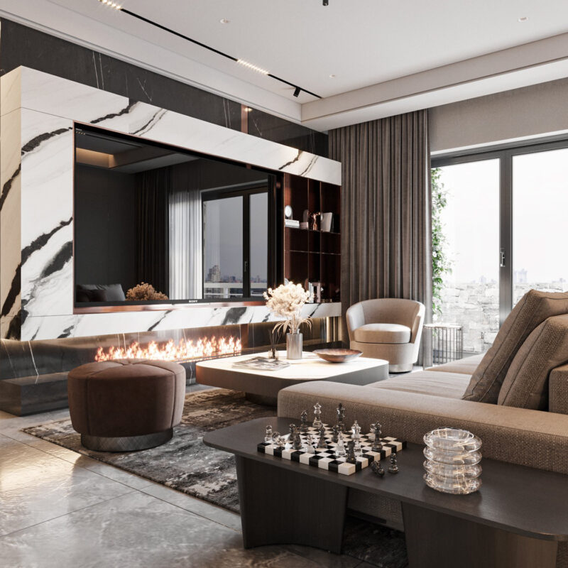 thiết kế nội thất chung cư theo phong cách hiện đại