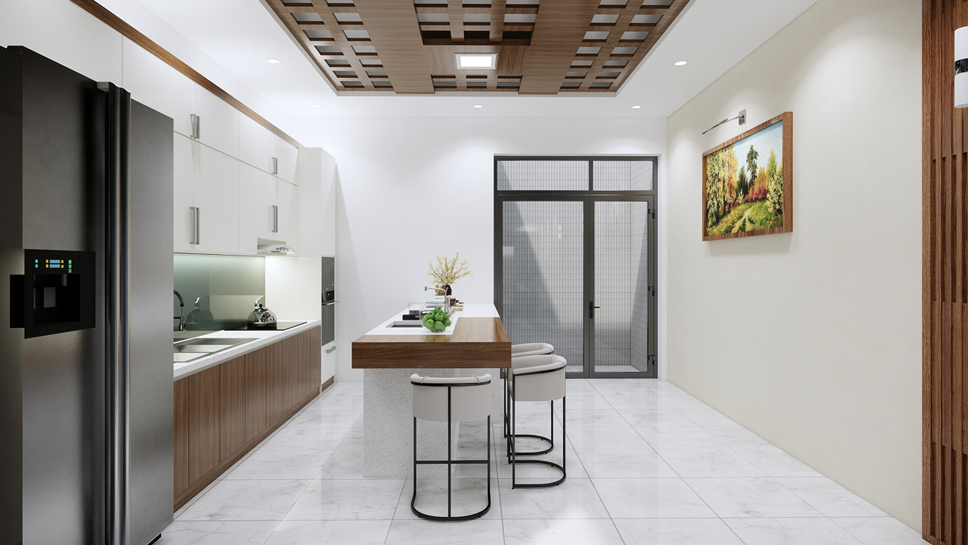 nội thất nhà phố 4 tầng