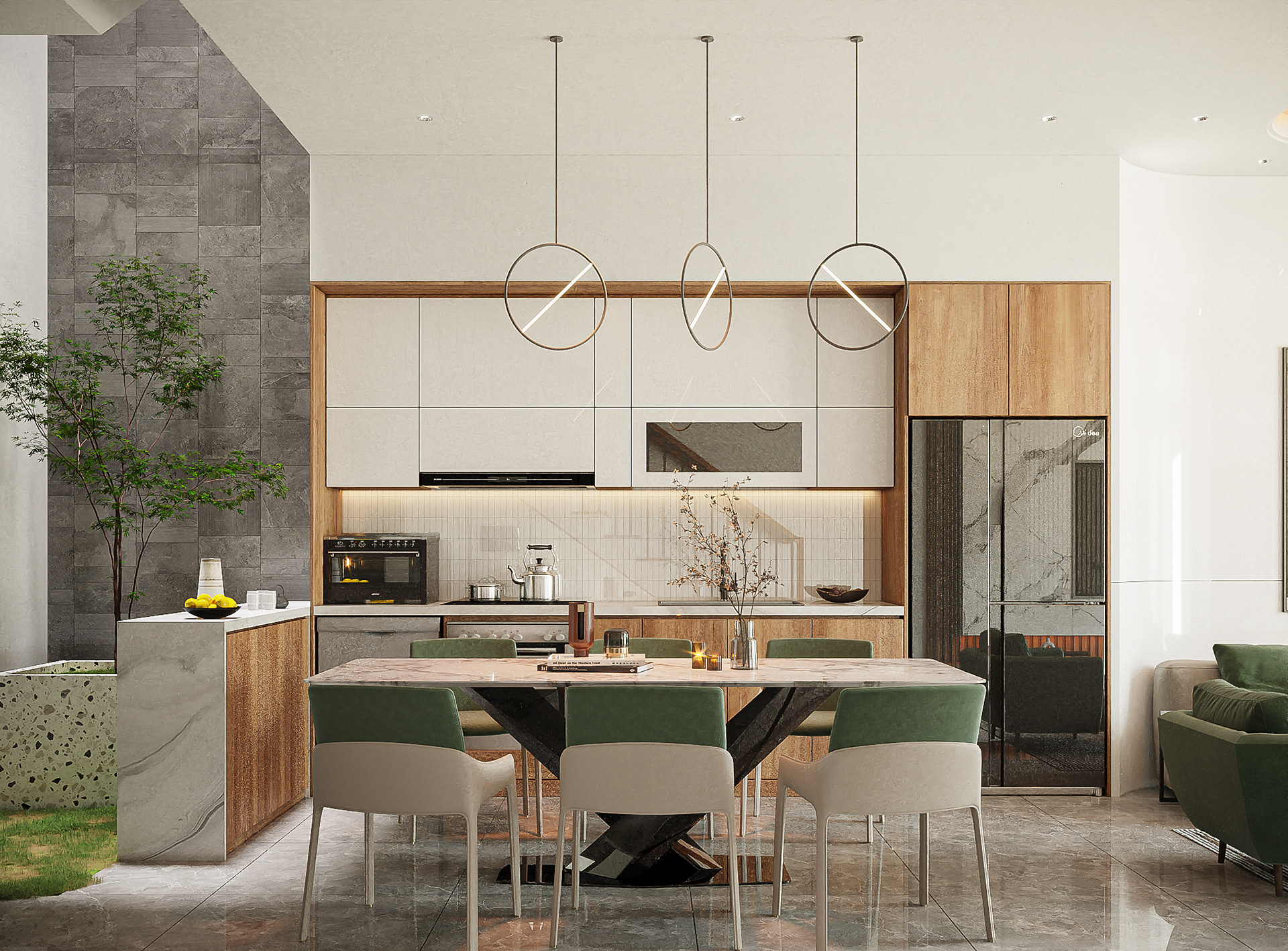 nội thất nhà phố dưới 1 tỉ