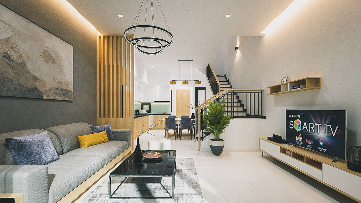 thiết kế nội thất nhà phố
