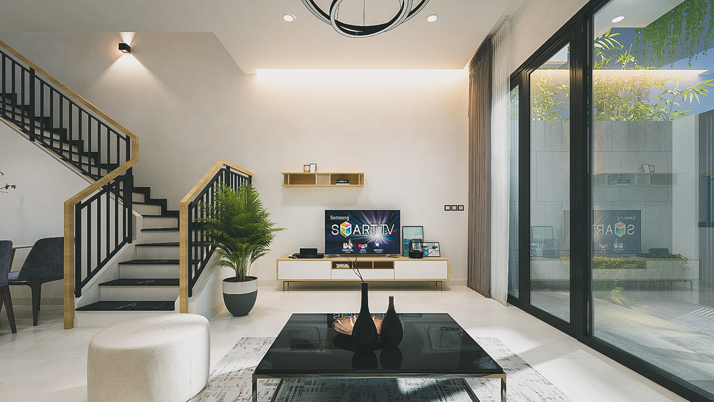 thiết kế nội thất nhà phố