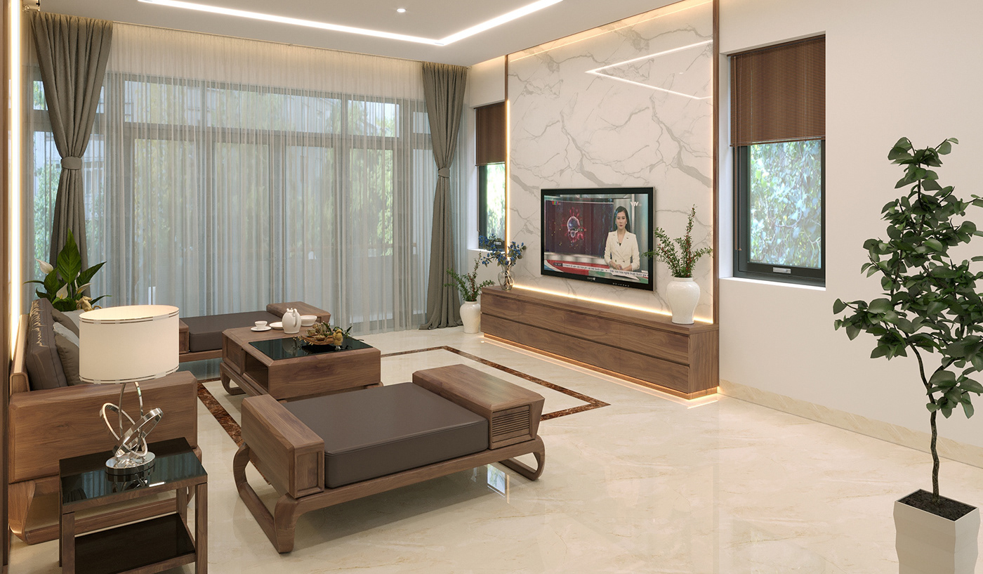 thiết kế nội thất nhà ống 30m2