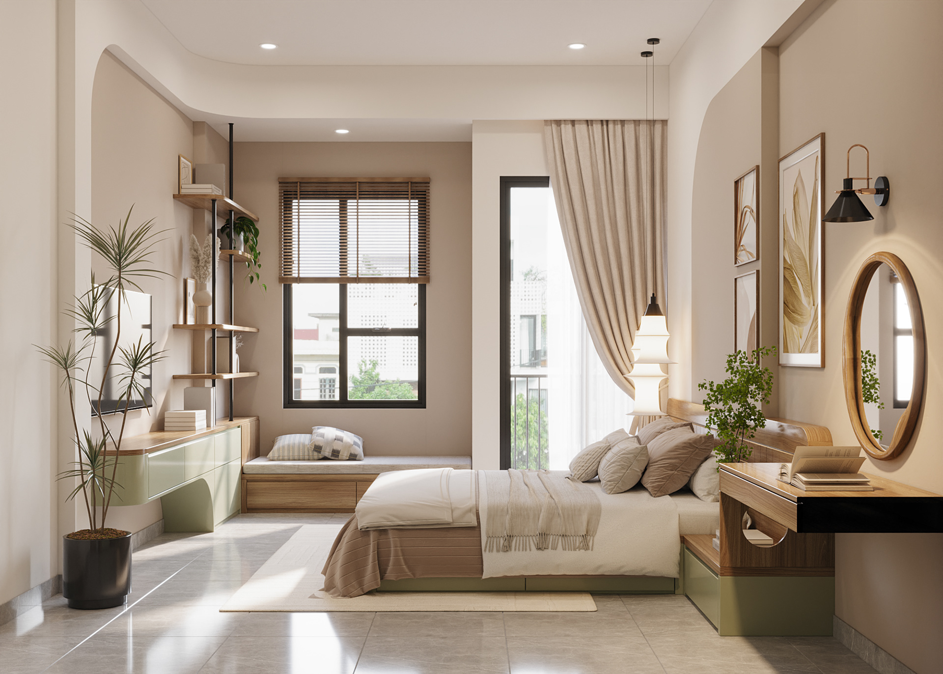 nội thất nhà mặt phố