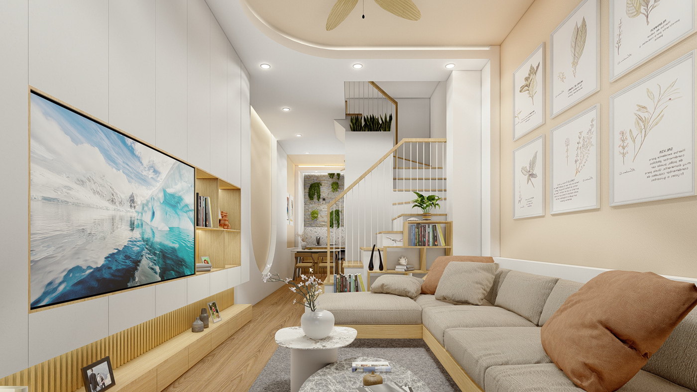nội thất nhà mặt phố