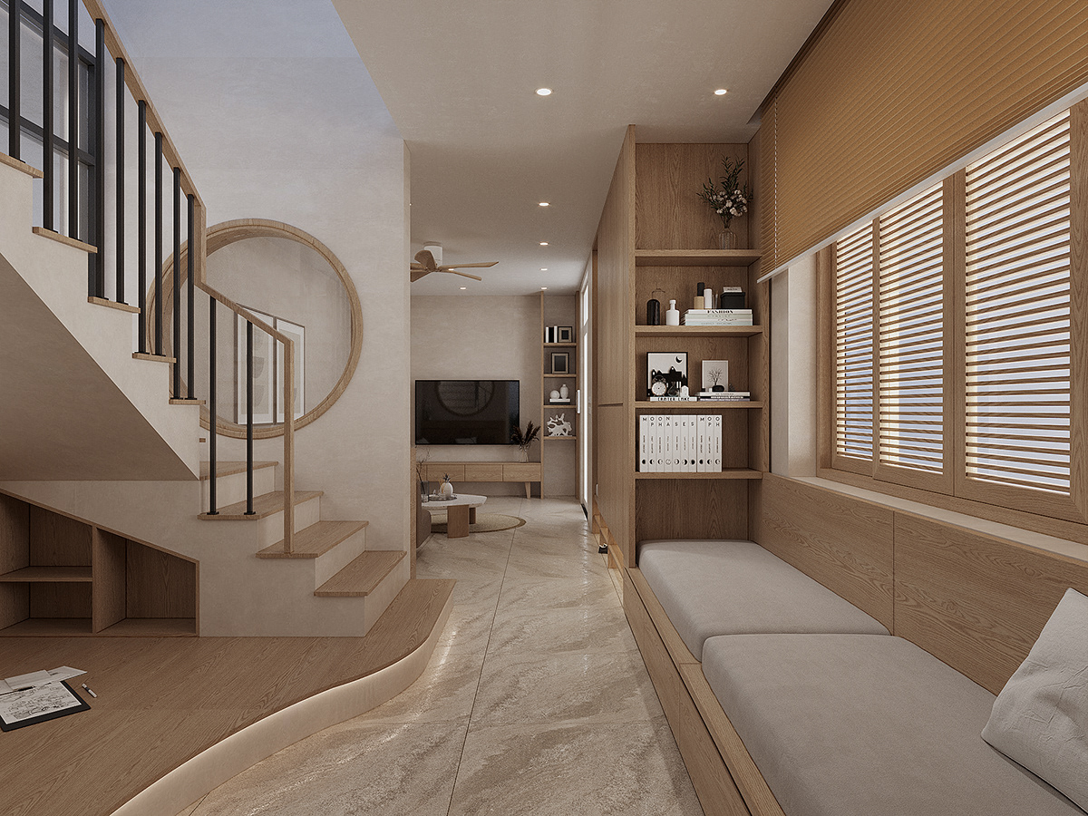 nội thất nhà ống 40m2