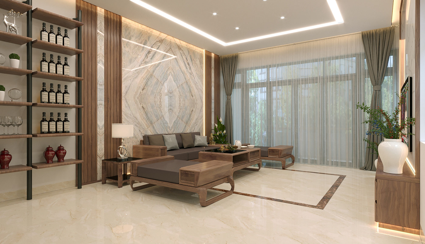 thiết kế nội thất nhà ống 30m2
