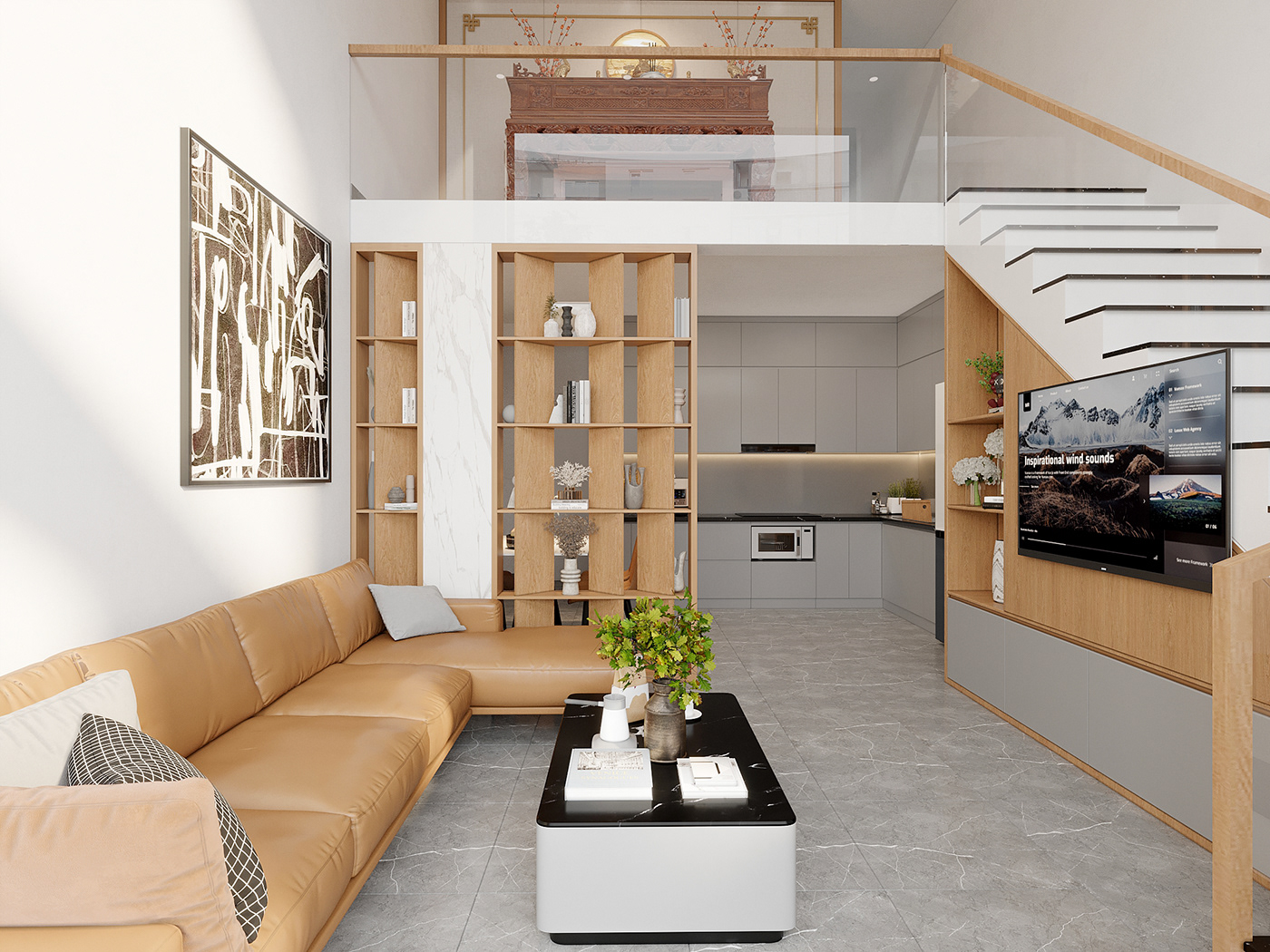 thiết kế nội thất nhà ống 30m2